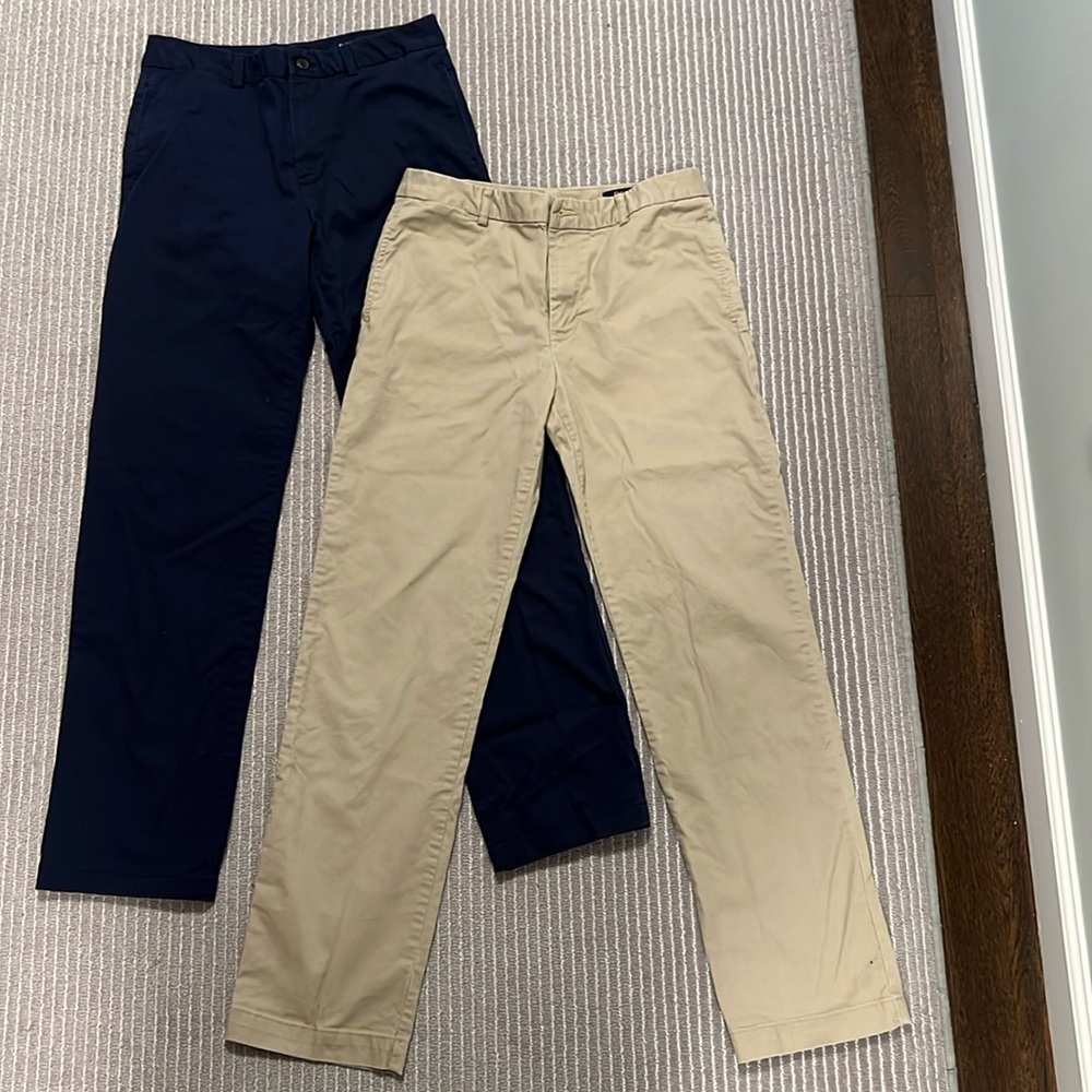 2 Polo Ralph Lauren Chinos Boys size  18